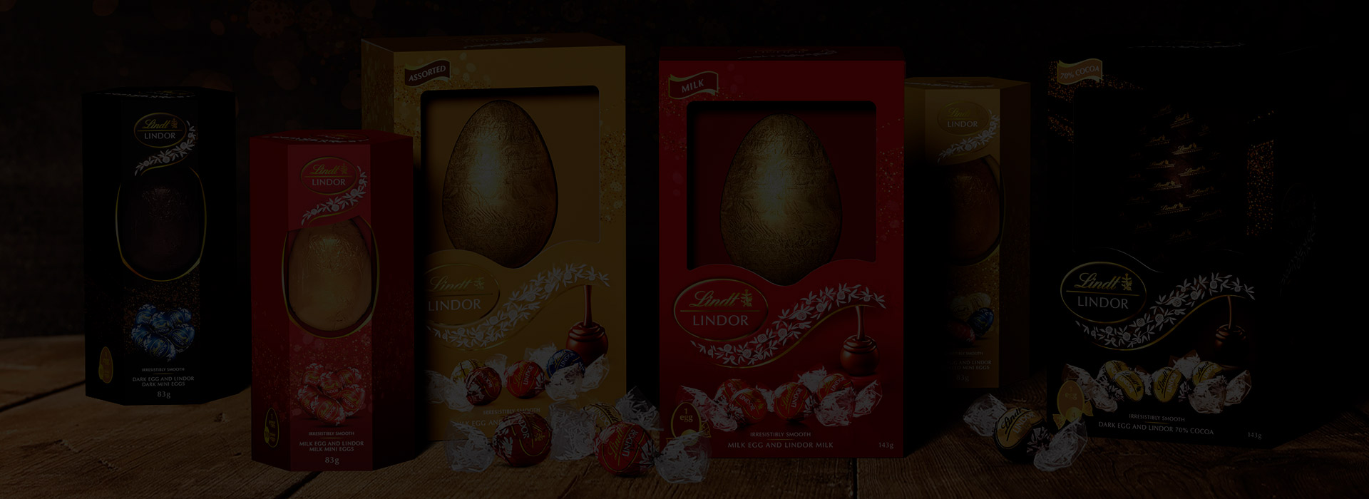 Lindt Easter packaging artwork