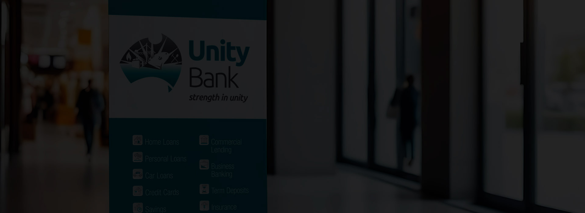 Unity Bank branding and design