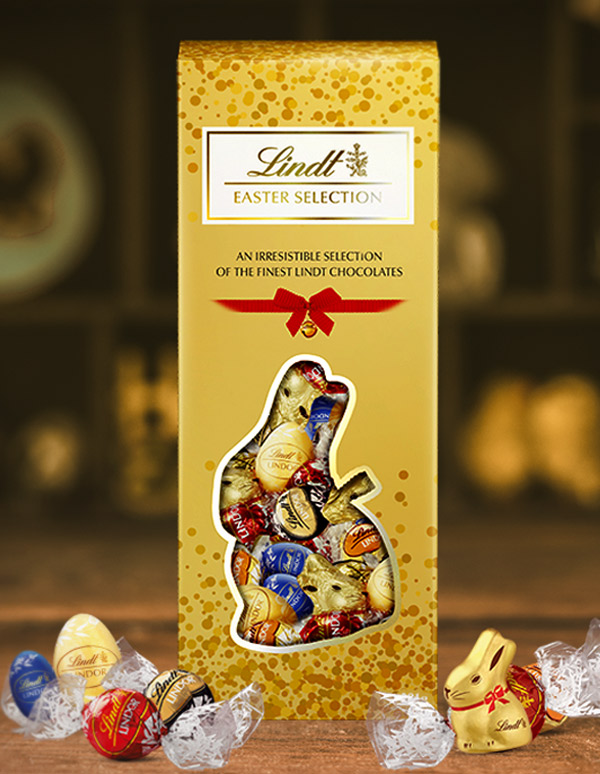 Lindt Easter product packaging design