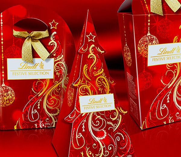 Lindt seasonal packaging